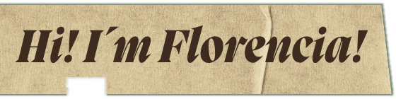 Hi! I'm Florencia!