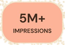 5M+ impressions